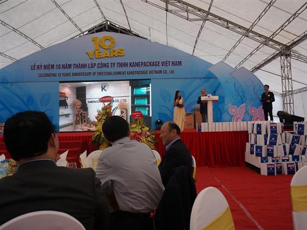 Lễ kỷ niệm 10 năm thành lập Công ty TNHH Kanepackage Việt Nam 8
