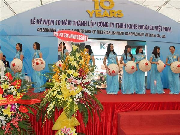 Celebration of the 10th anniversary of Kanepackage Vietnam Co., Ltd